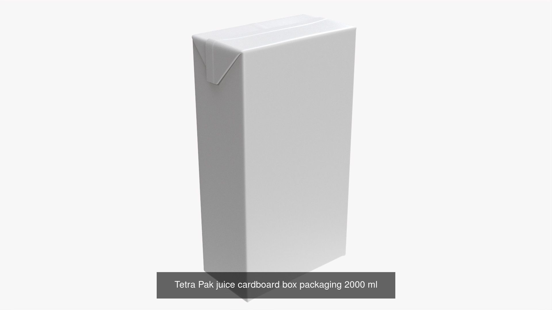 Tetra Pak juice cardboard box packagings 3D Model Collection_5