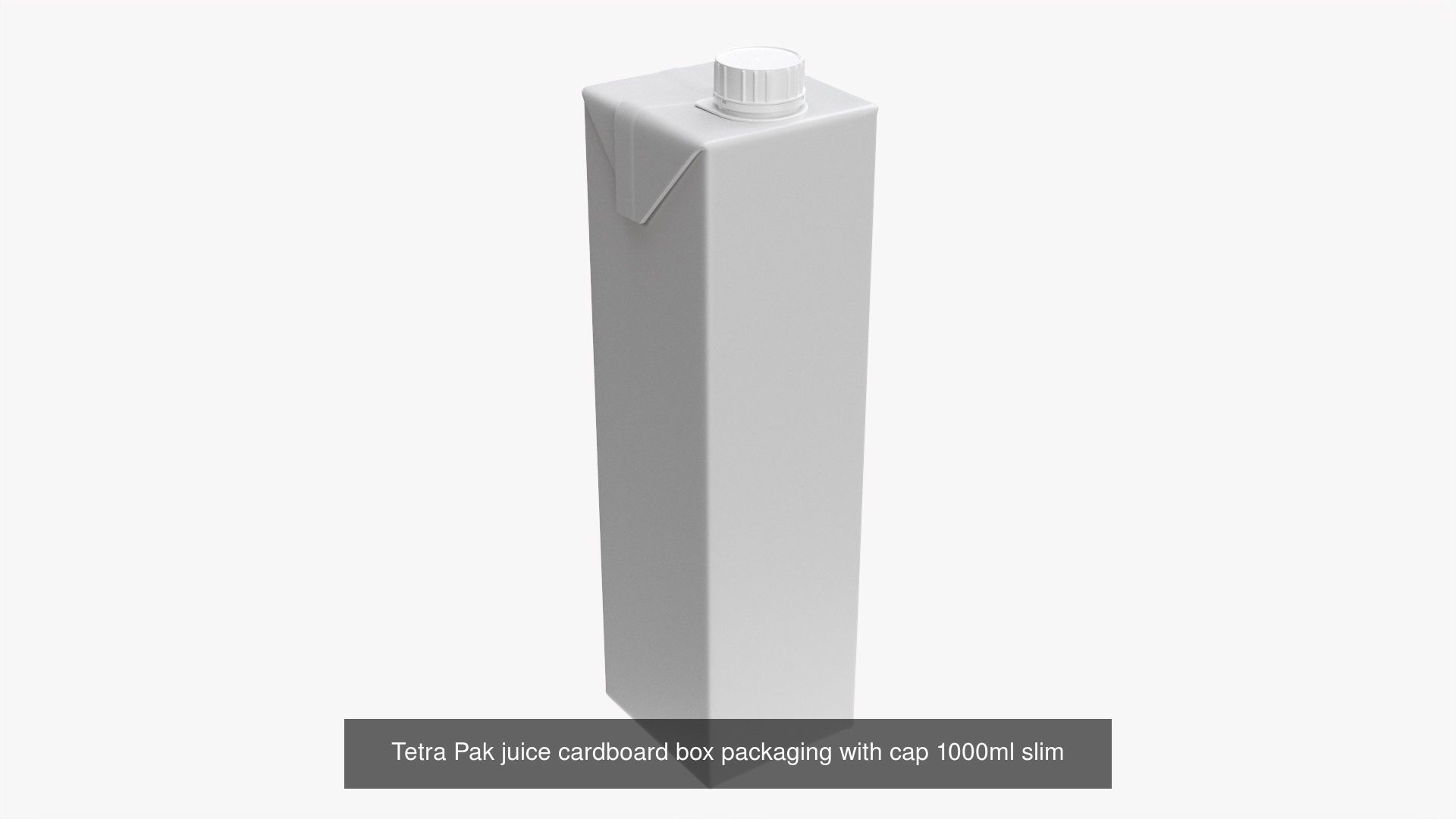 Tetra Pak cardboard box packaging with HeliCap 3D Model Collection_2