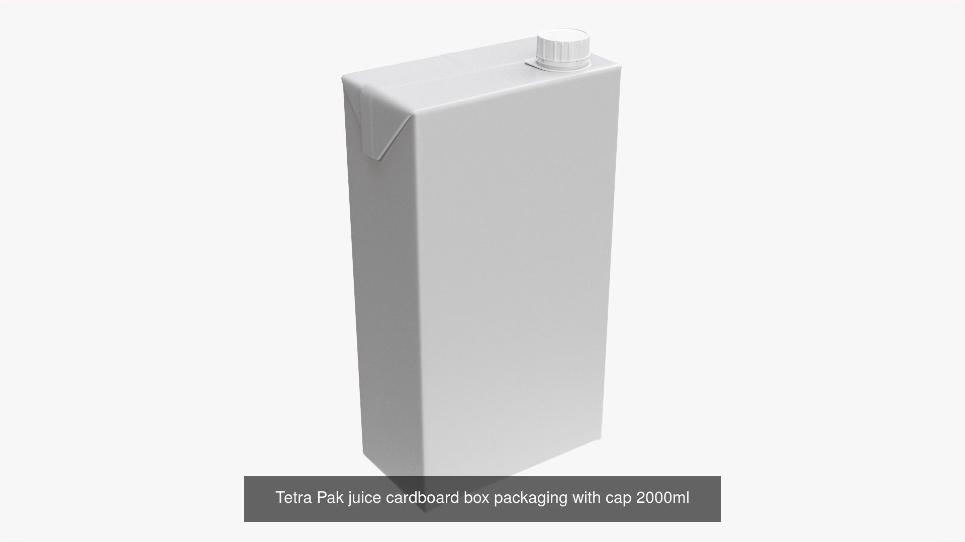 Tetra Pak cardboard box packaging with HeliCap 3D Model Collection_4