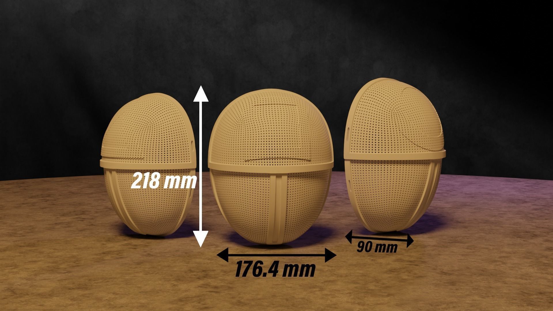 Squid Game Mask 3D print model_1