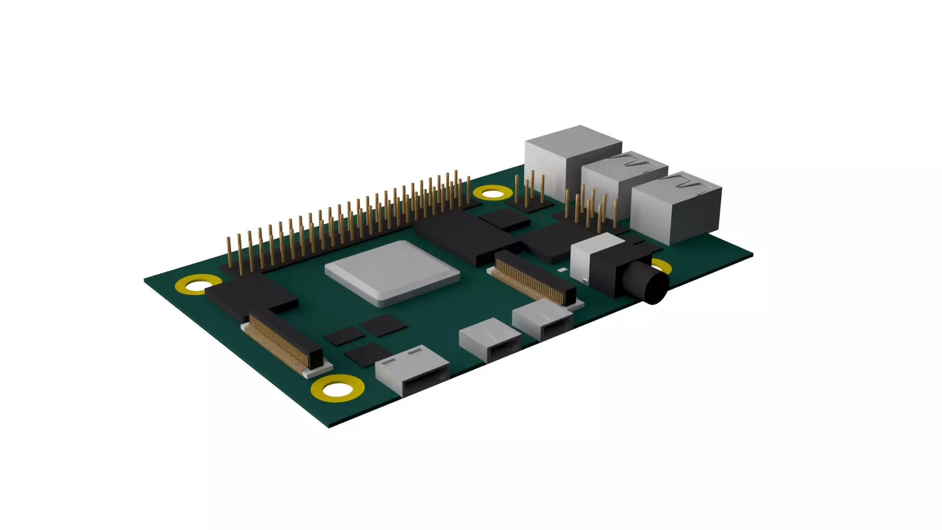 Raspberry Pi 3D model_0