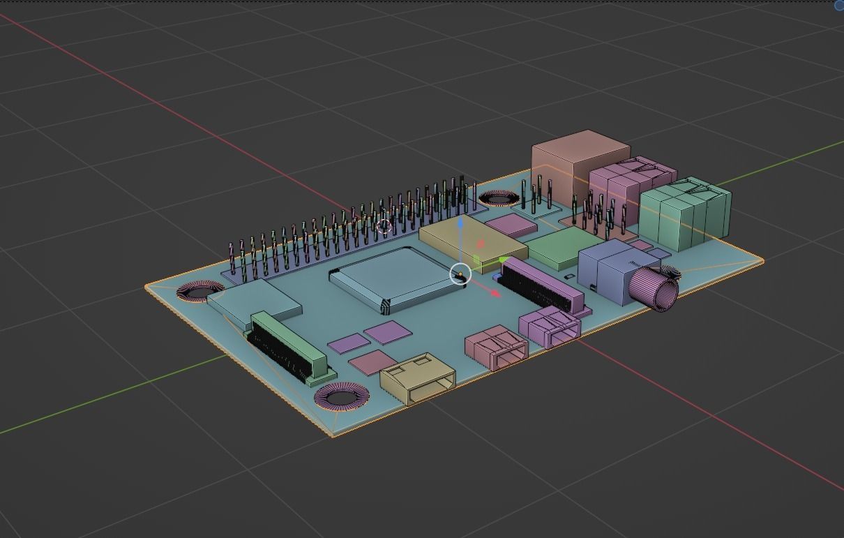 Raspberry Pi 3D model_1