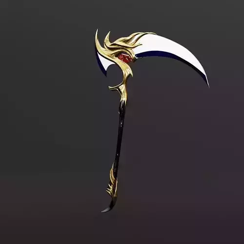 Kayn axe Weapen fanArts style 3D model