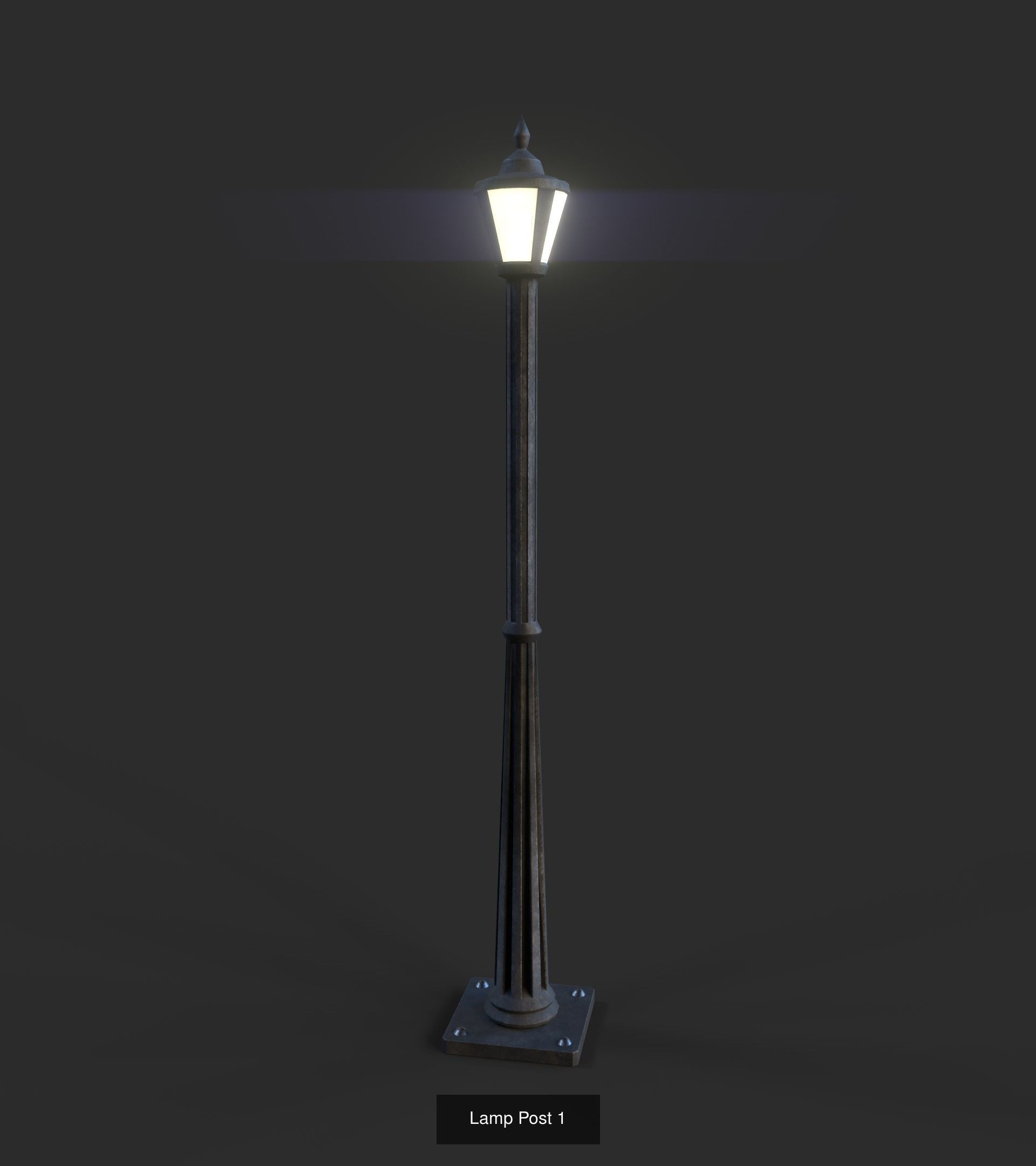 Urban Lights Pack 3D Model Collection_5