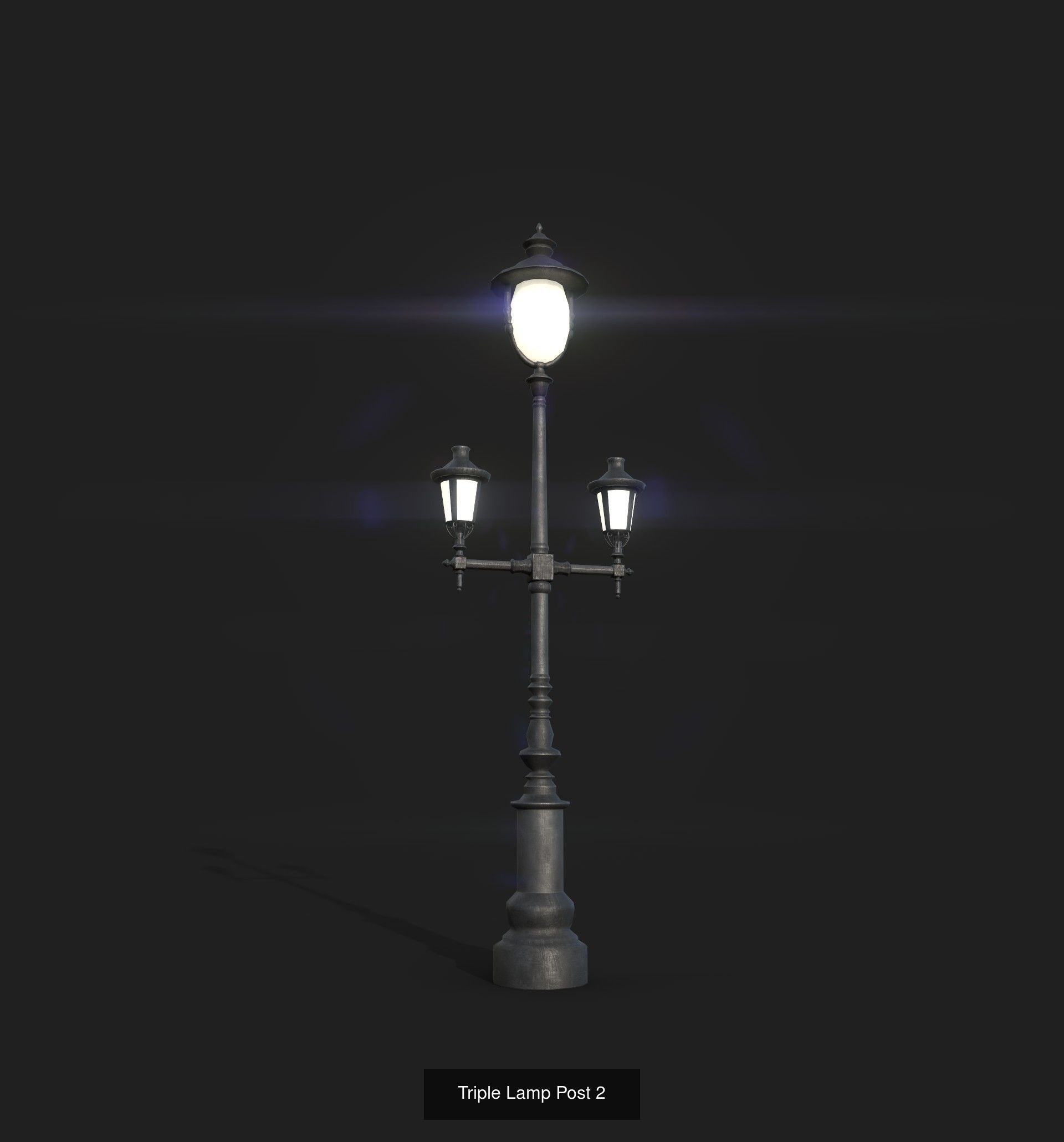 Urban Lights Pack 3D Model Collection_1