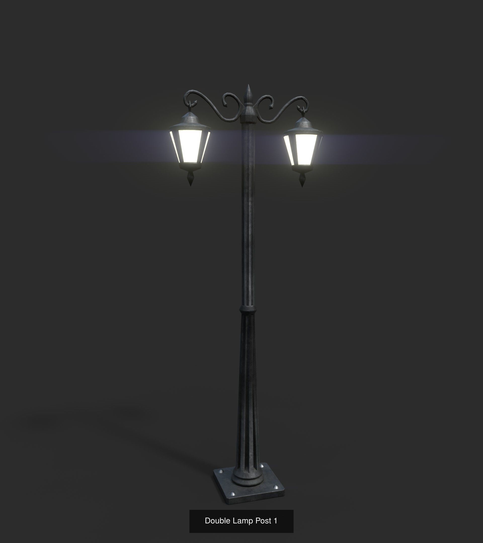 Urban Lights Pack 3D Model Collection_3