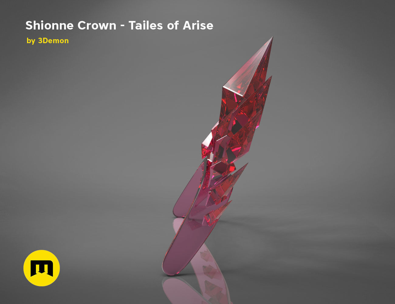 Shionne crown Tale of Arise 3D print model_4