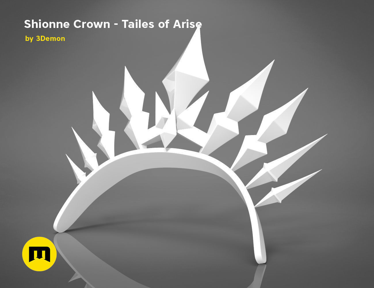 Shionne crown Tale of Arise 3D print model_14