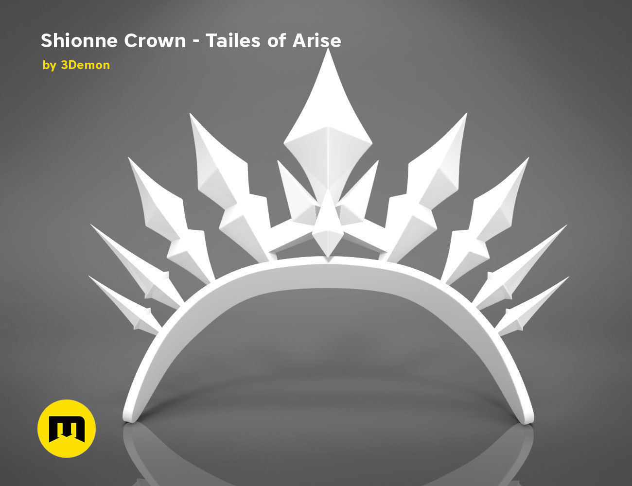 Shionne crown Tale of Arise 3D print model_15