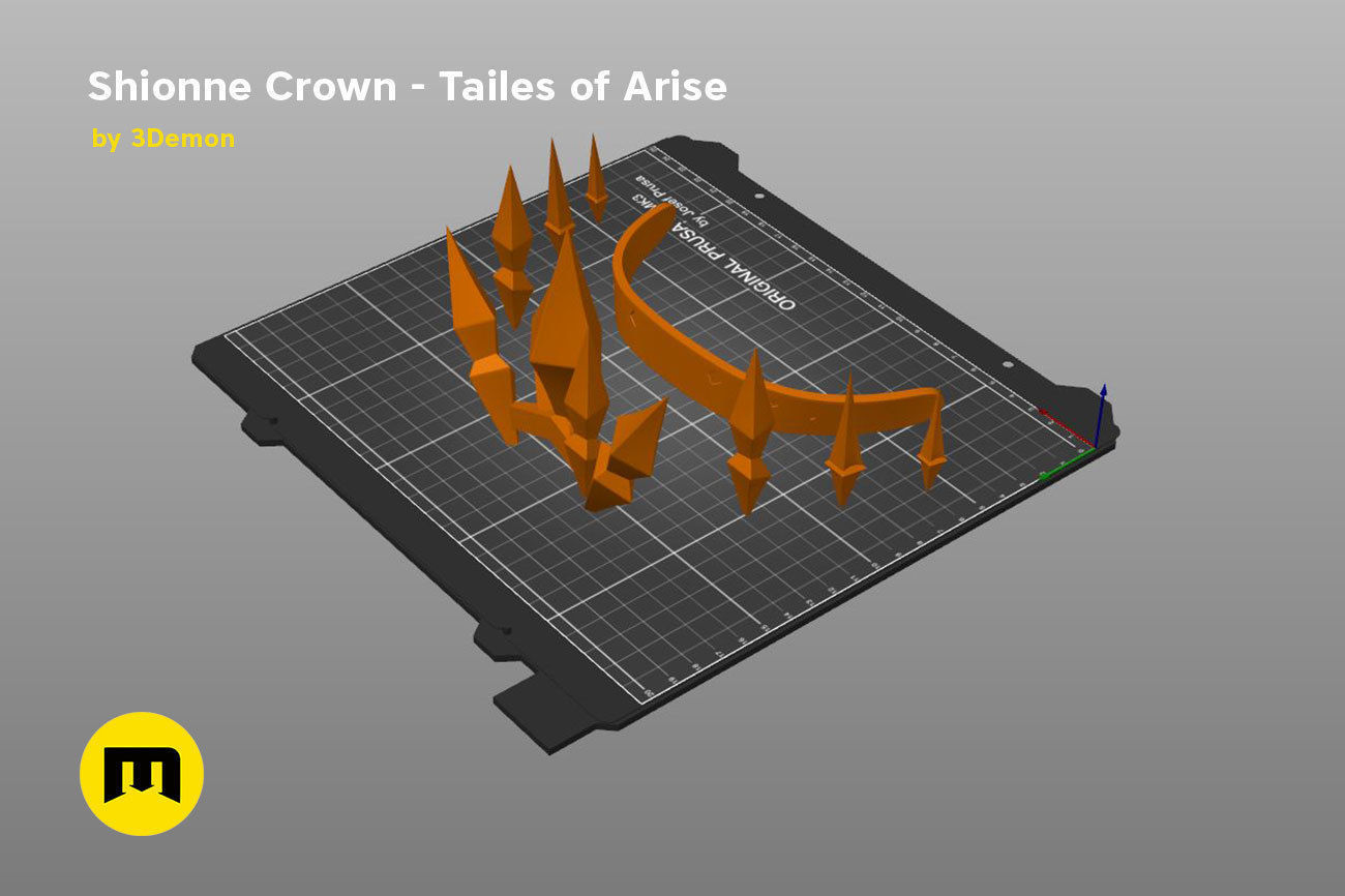 Shionne crown Tale of Arise 3D print model_8