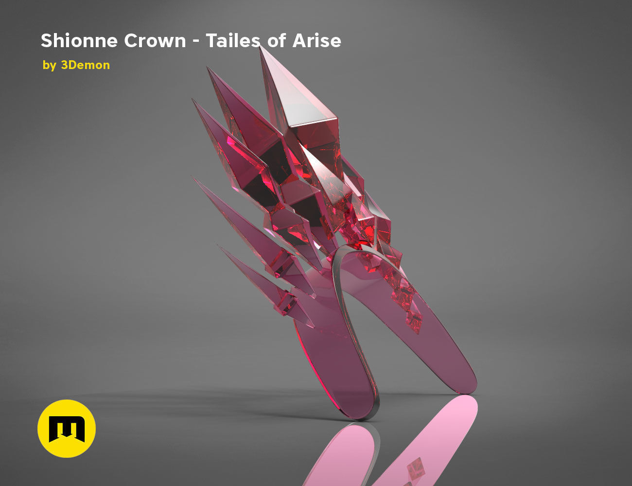 Shionne crown Tale of Arise 3D print model_5