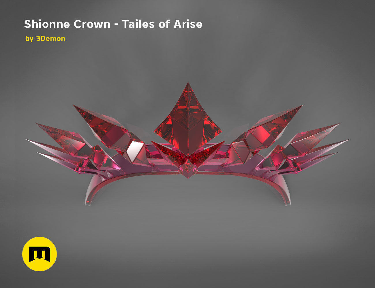 Shionne crown Tale of Arise 3D print model_3