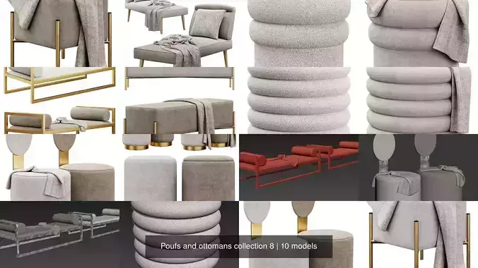 Poufs and ottomans collection 8