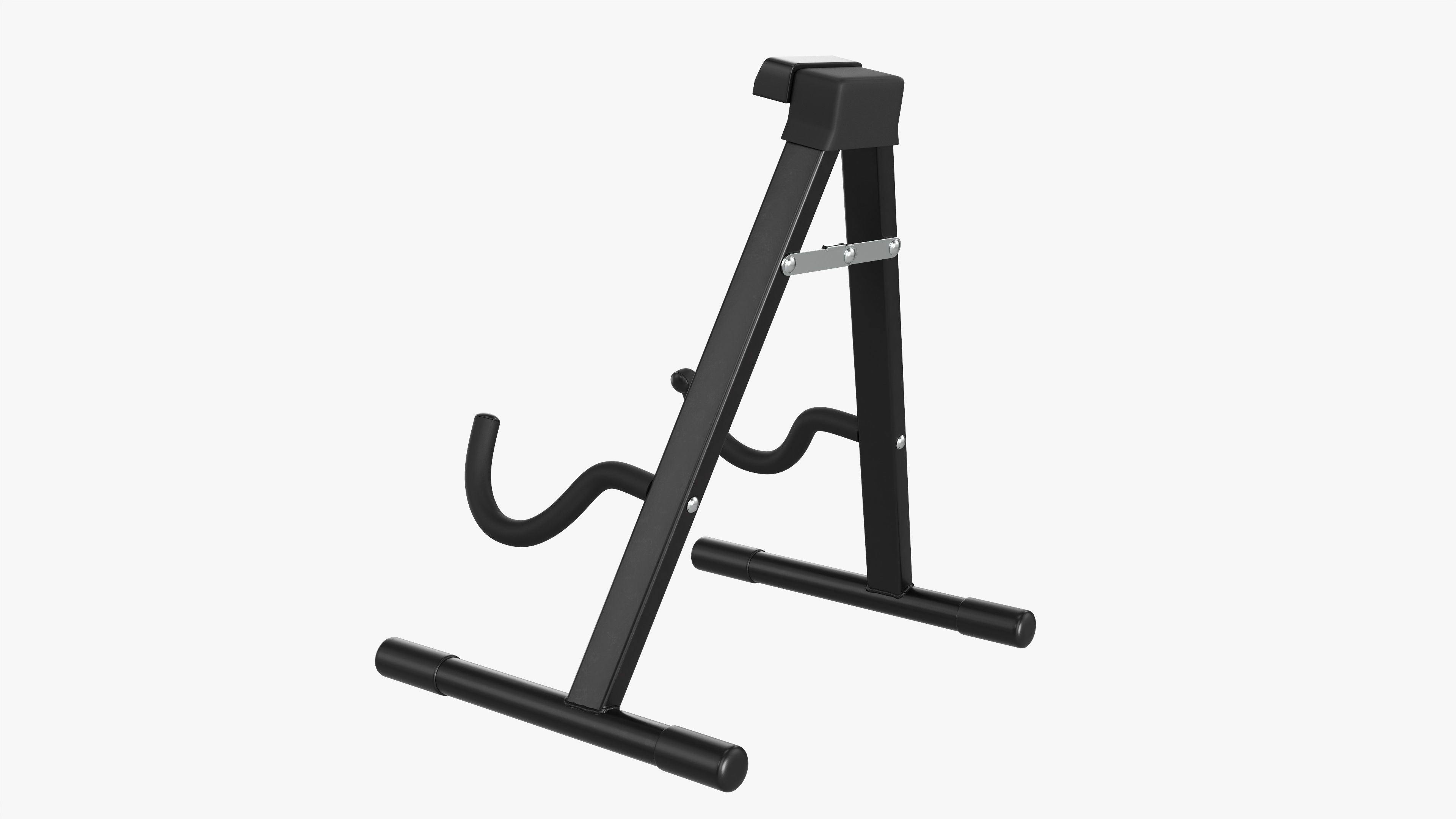 Short guitar stand 01 3D model_1