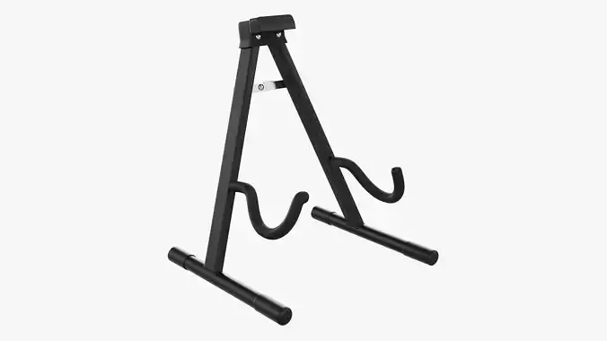 Short guitar stand 01 3D model