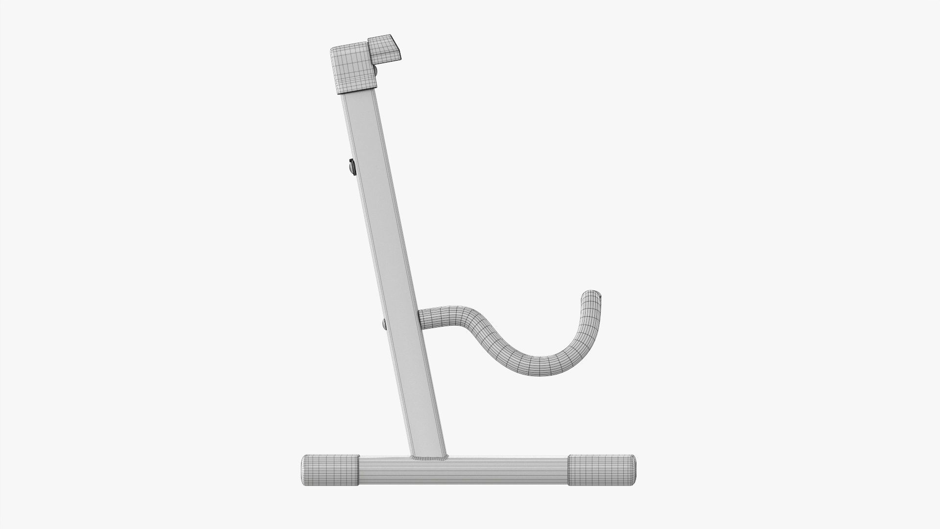 Short guitar stand 01 3D model_10
