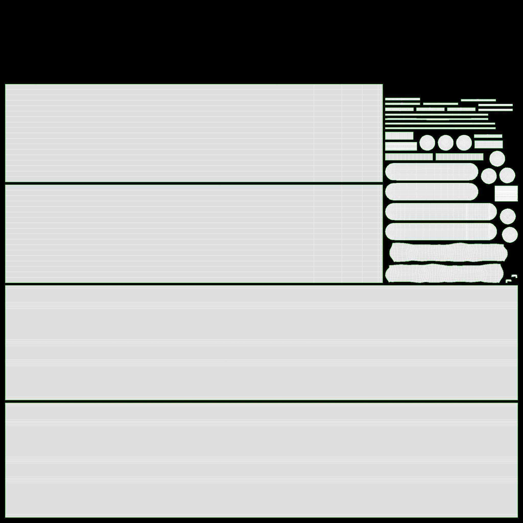 Short guitar stand 01 3D model_14