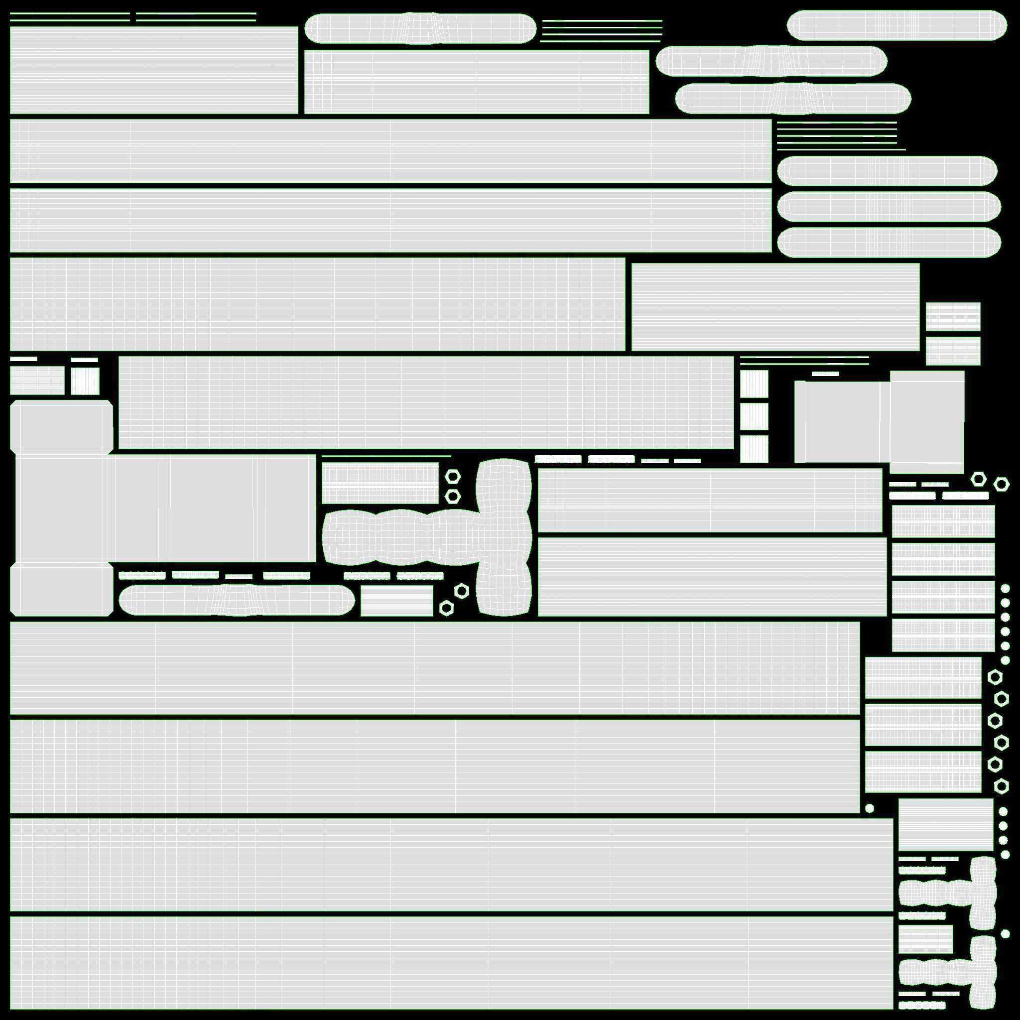 Hotel cart 01 3D model_13