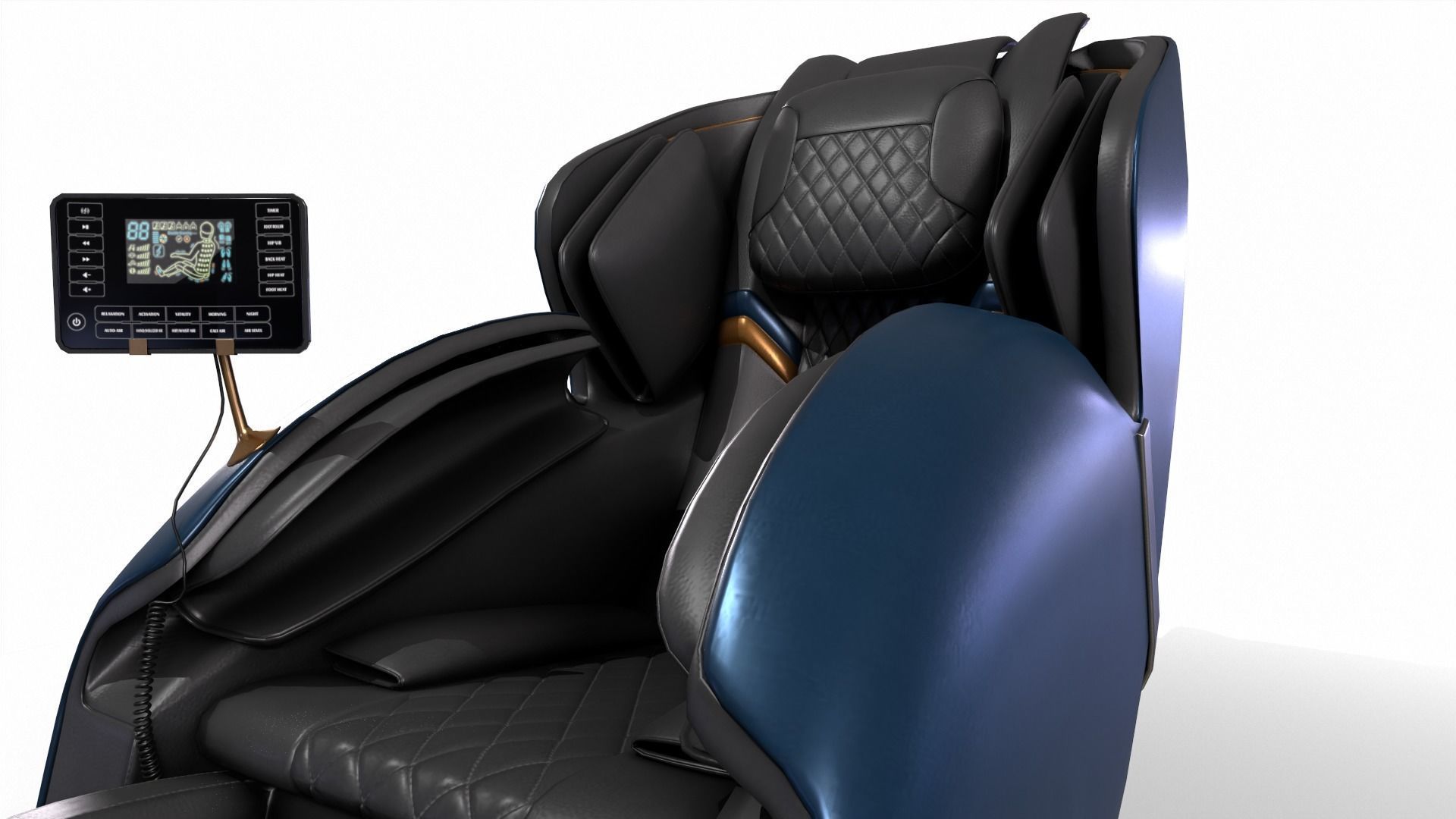 Massage Chair 3D model_4