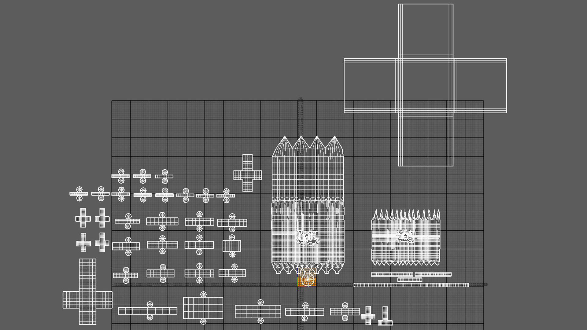 pumpkin with burning coals 3D model_23