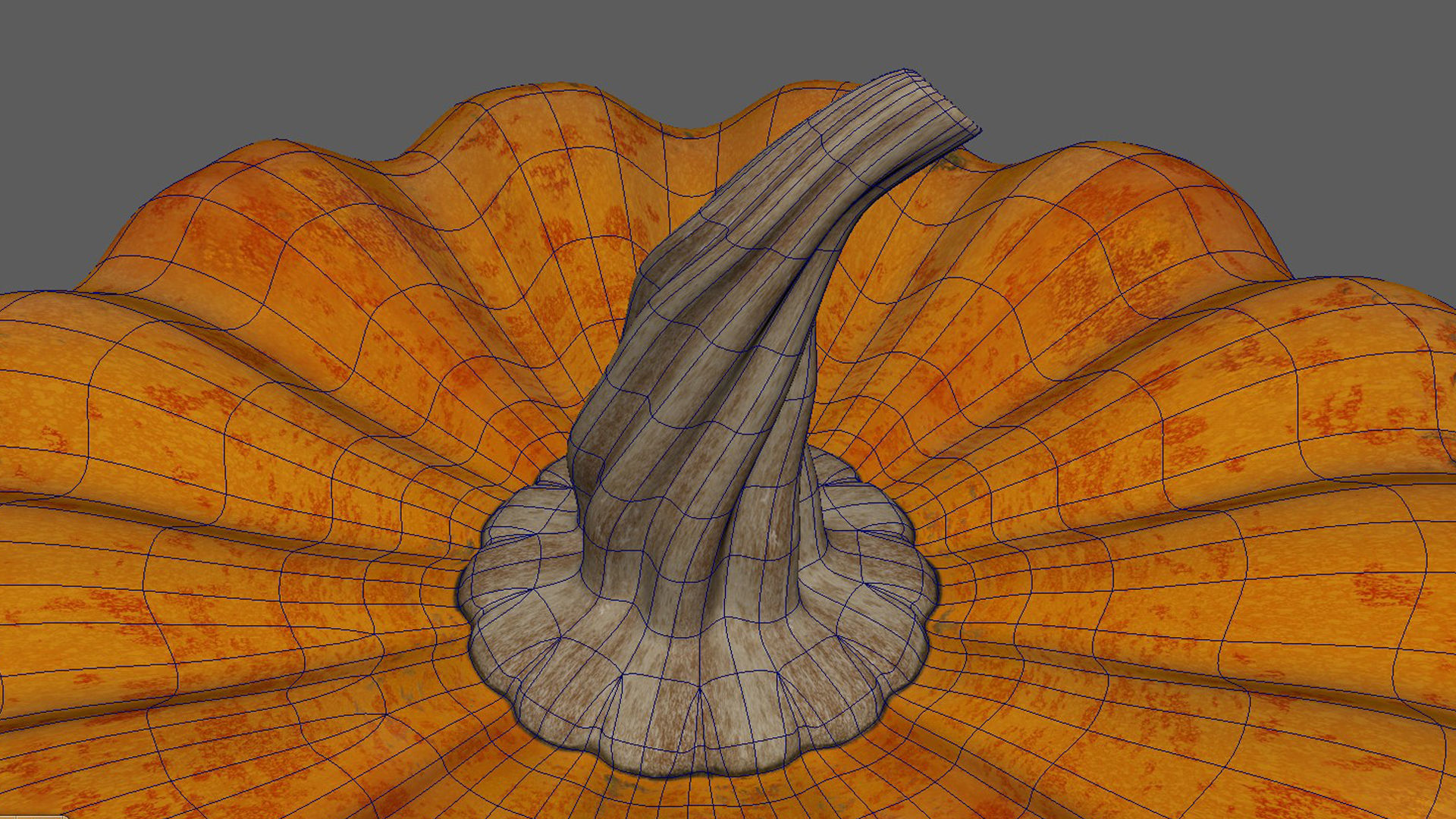 pumpkin with burning coals 3D model_19