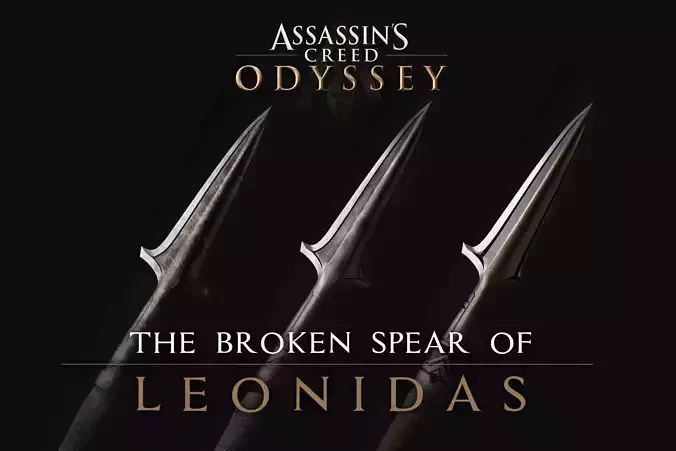 Broken Spear of Leonidas Level 1-3 3D Model Collection