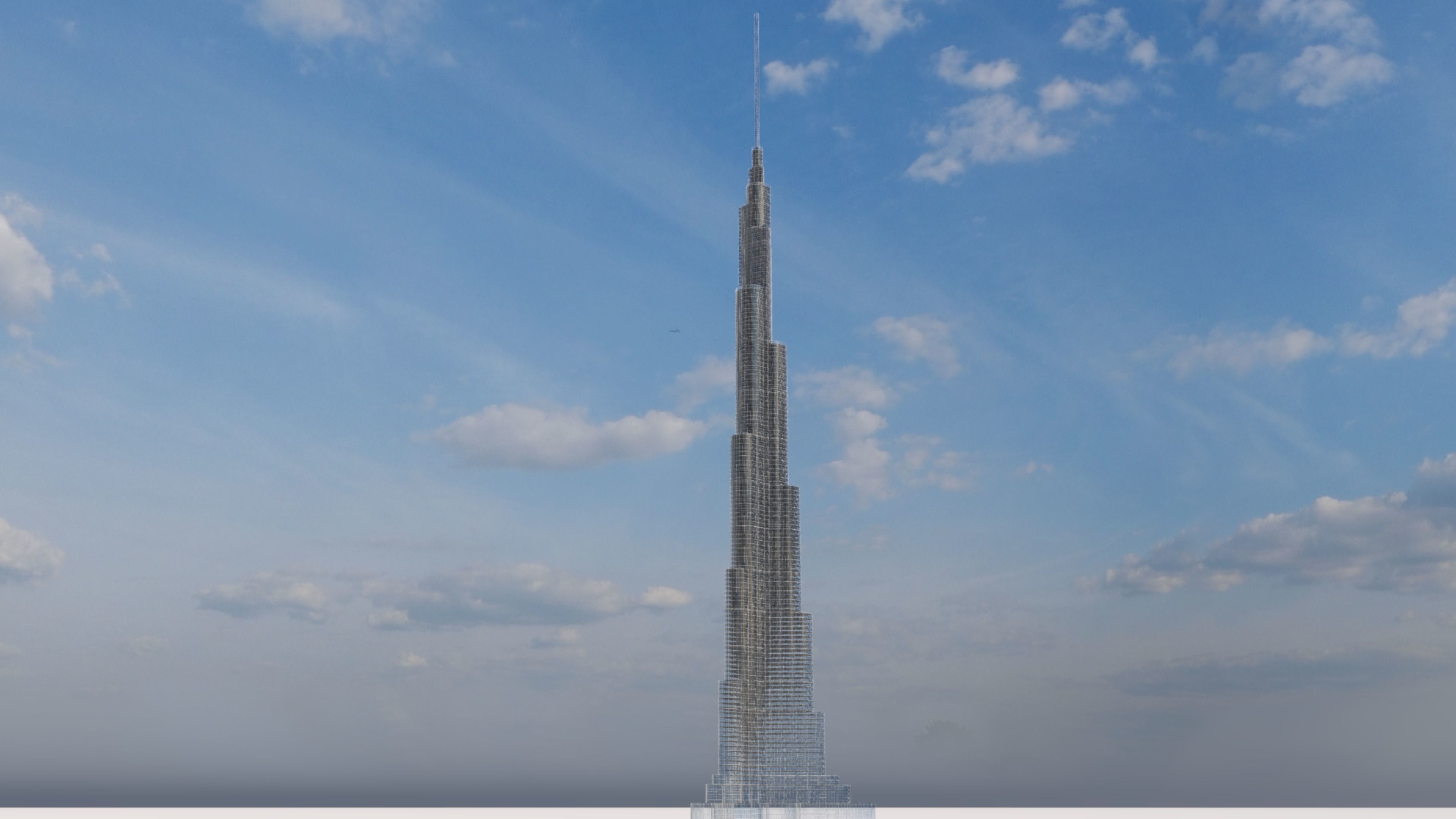 Khalifa Tower  3D model_4