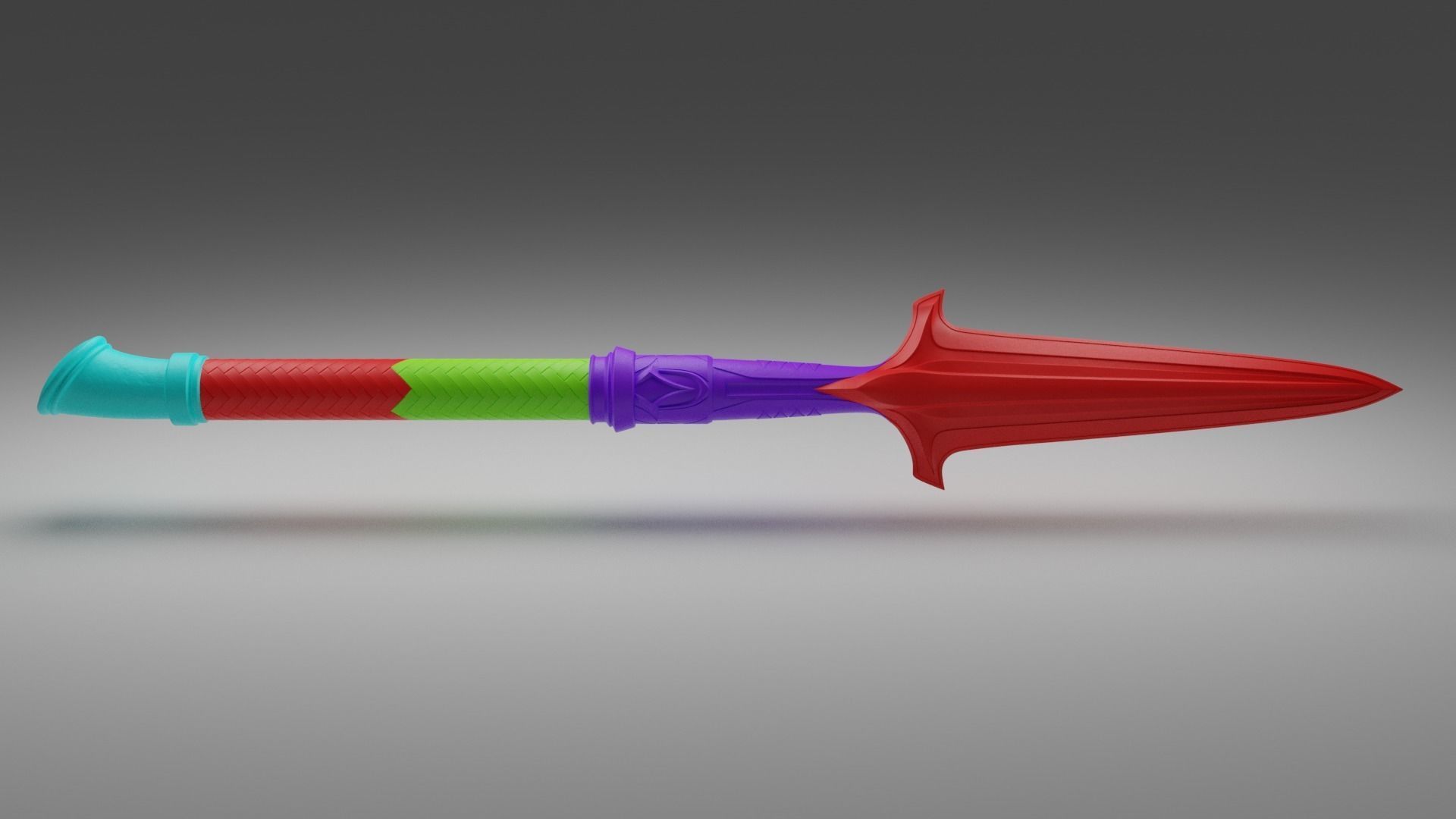 Broken Spear of Leonidas Level 4-6 3D Model Collection_19