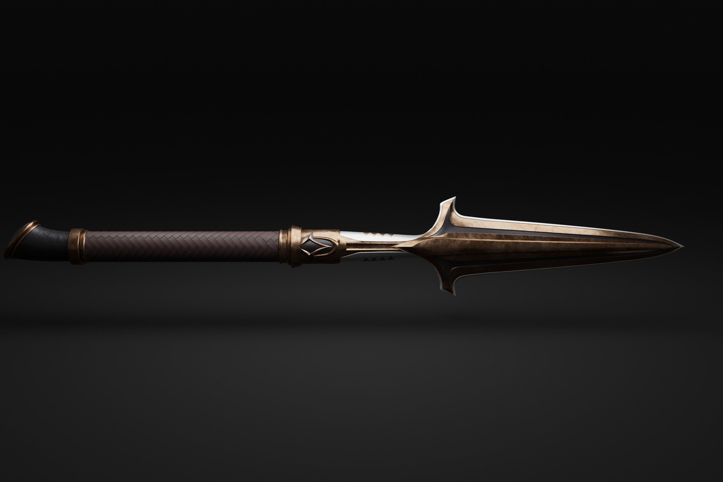 Broken Spear of Leonidas Level 4-6 3D Model Collection_23