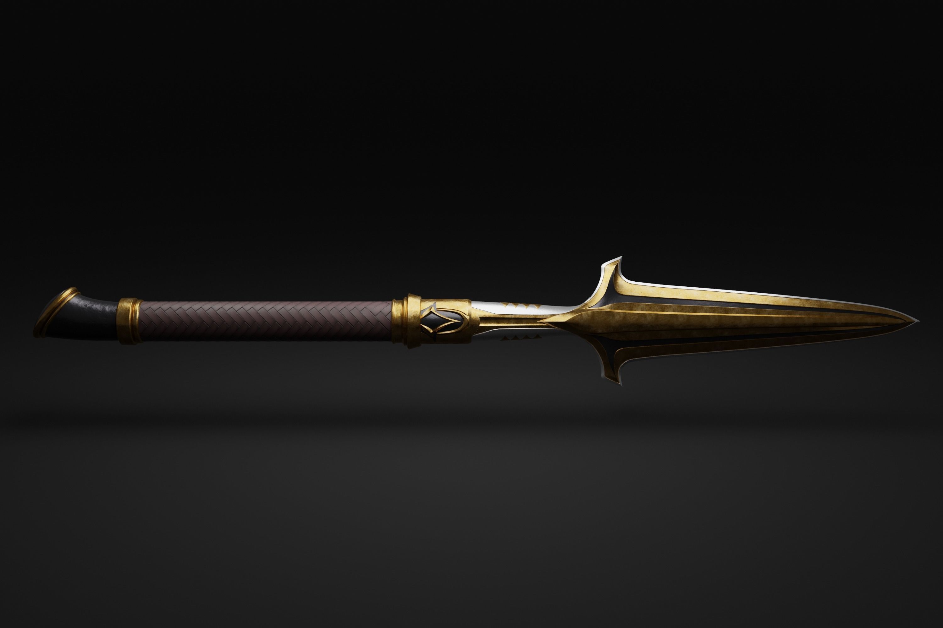 Broken Spear of Leonidas Level 4-6 3D Model Collection_25