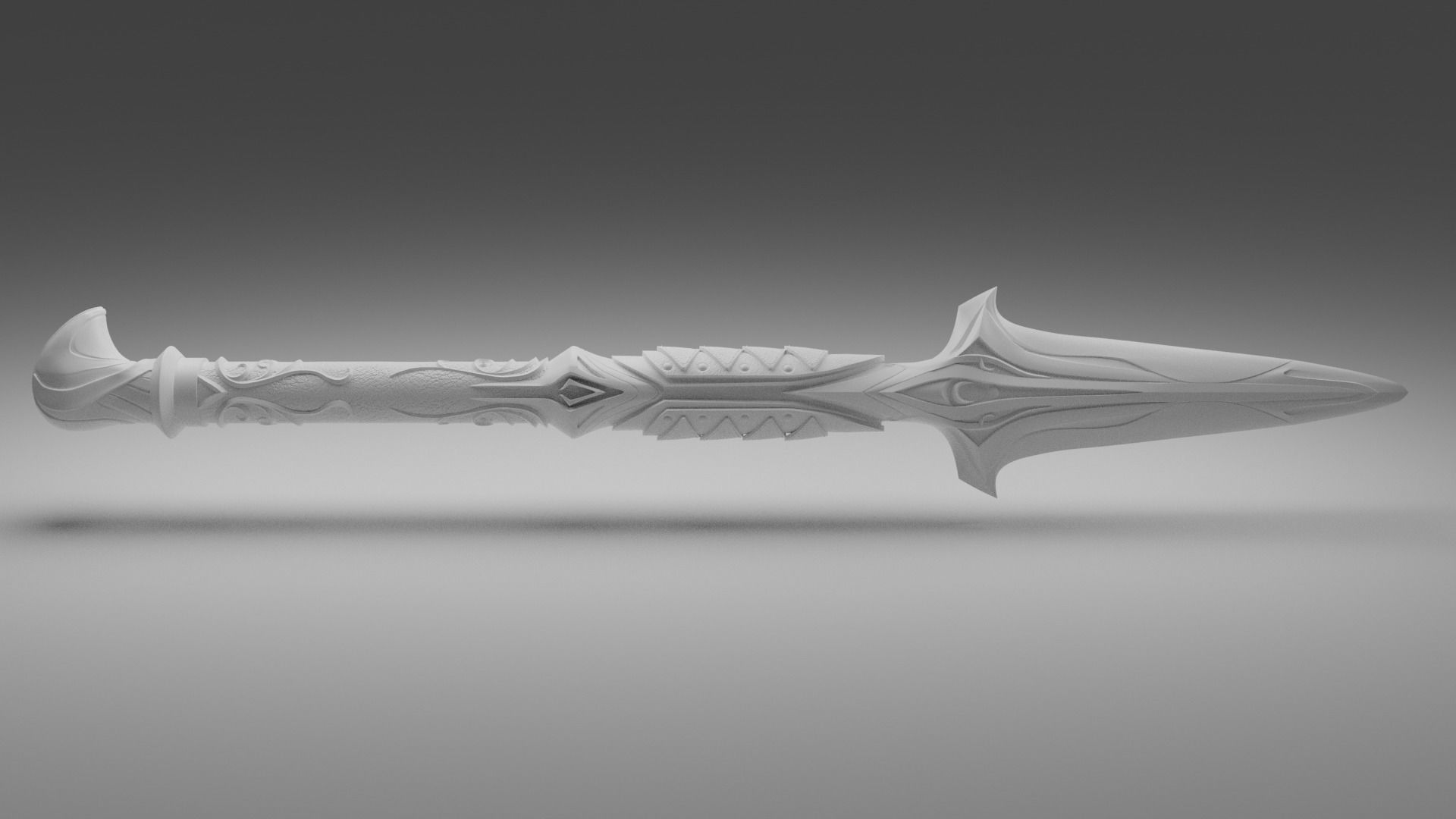 Broken Spear of Leonidas Level 4-6 3D Model Collection_22