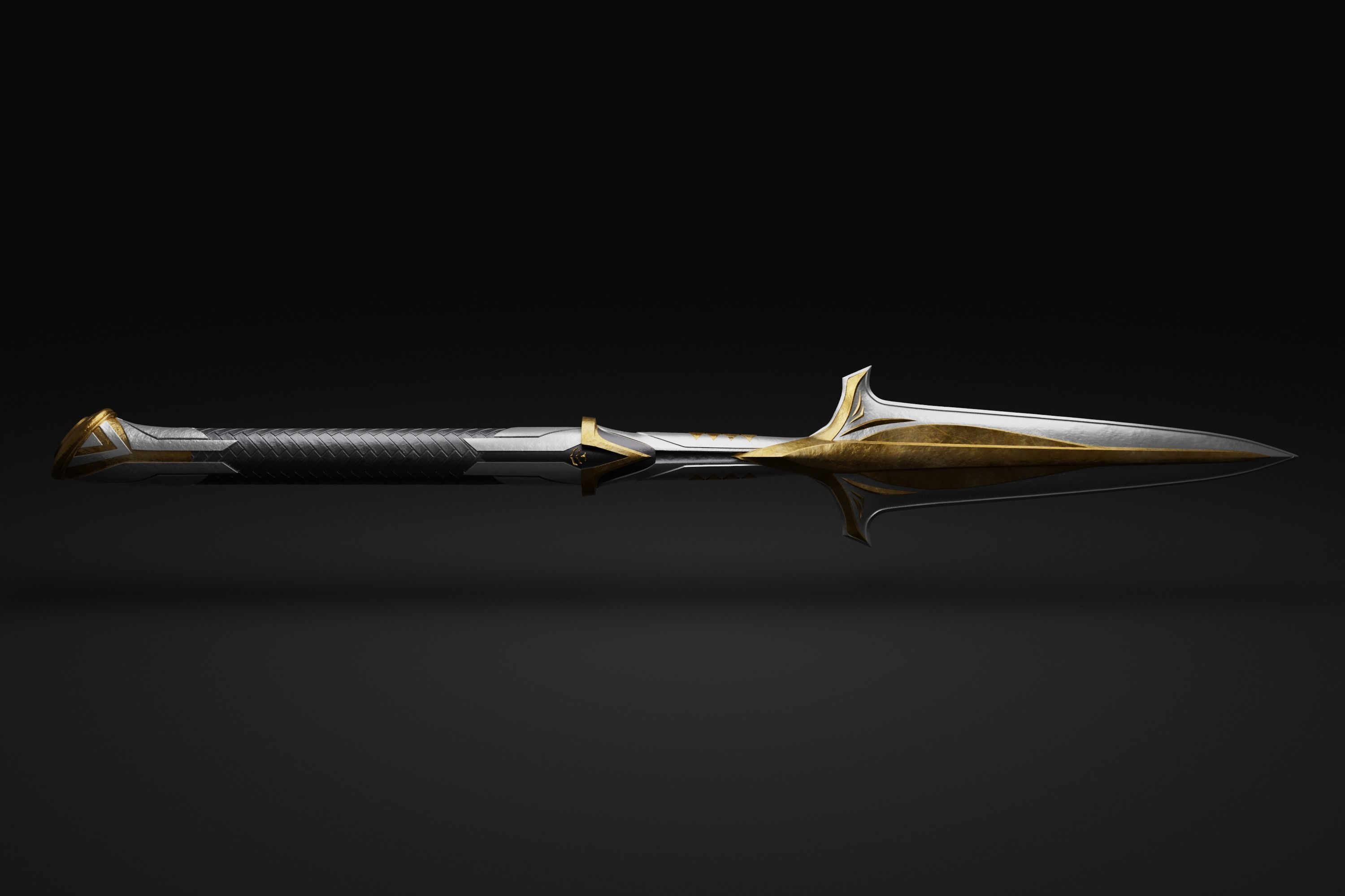 Broken Spear of Leonidas Level 4-6 3D Model Collection_27