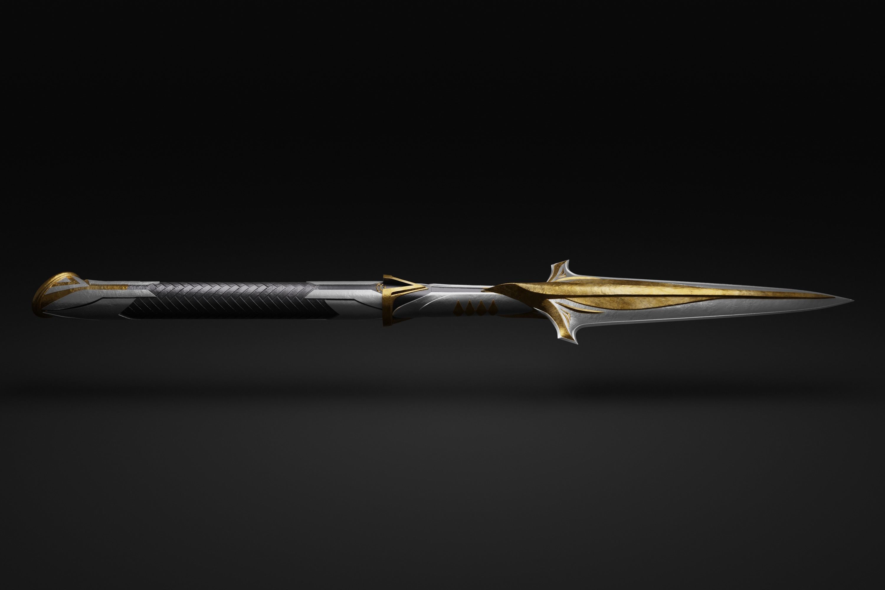 Broken Spear of Leonidas Level 4-6 3D Model Collection_28
