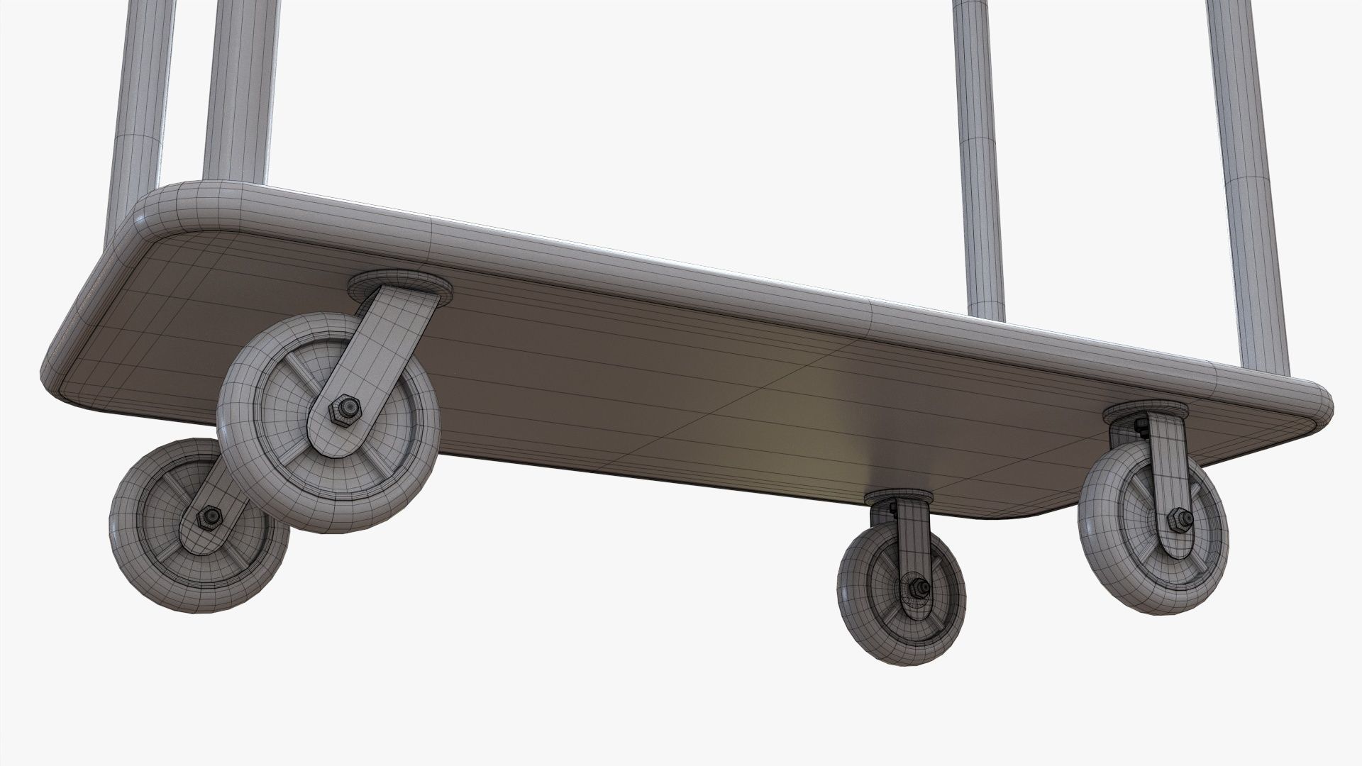 Hotel cart 02 3D model_8