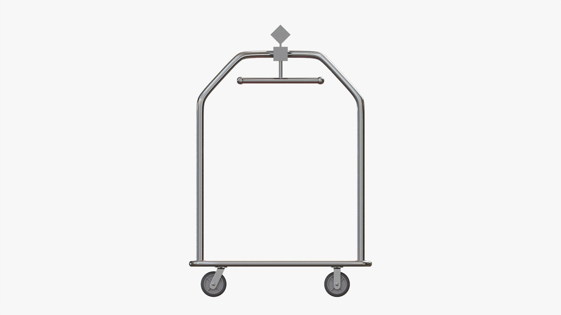 Hotel cart 02 3D model_3