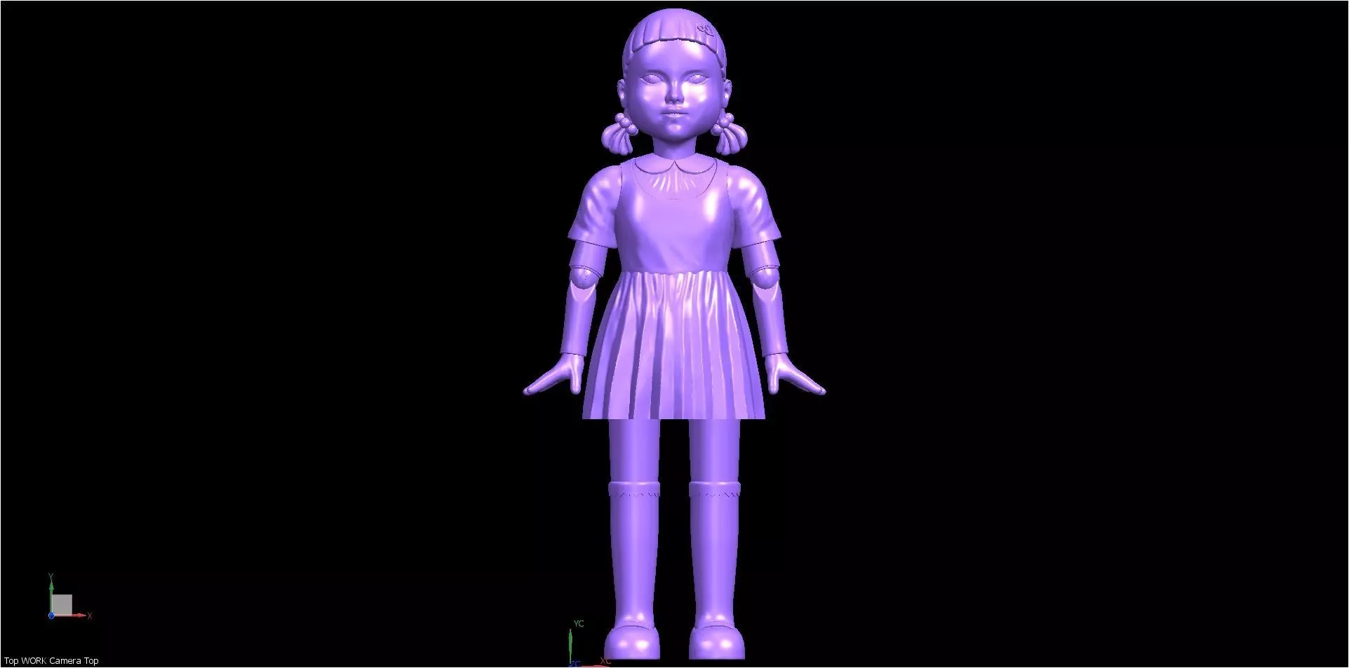 SQUIDGAME DOLL MODEL Free 3D model