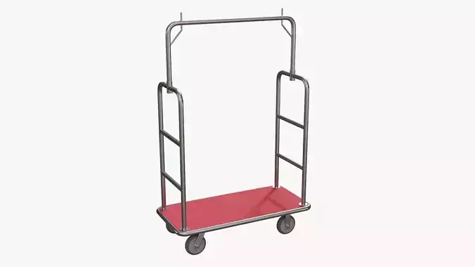 Hotel cart 03 3D model