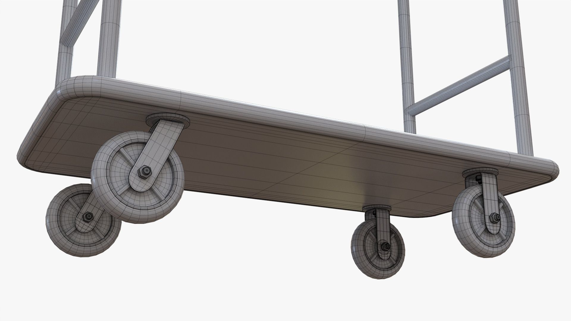 Hotel cart 04 3D model_8
