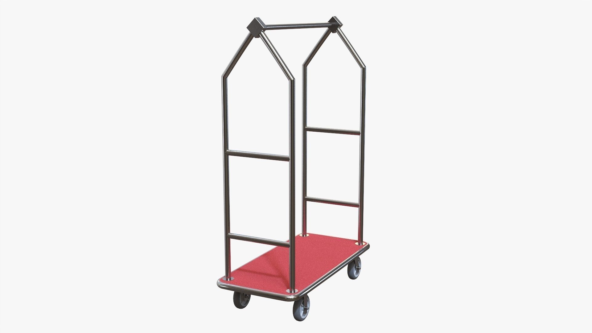 Hotel cart 04 3D model_1