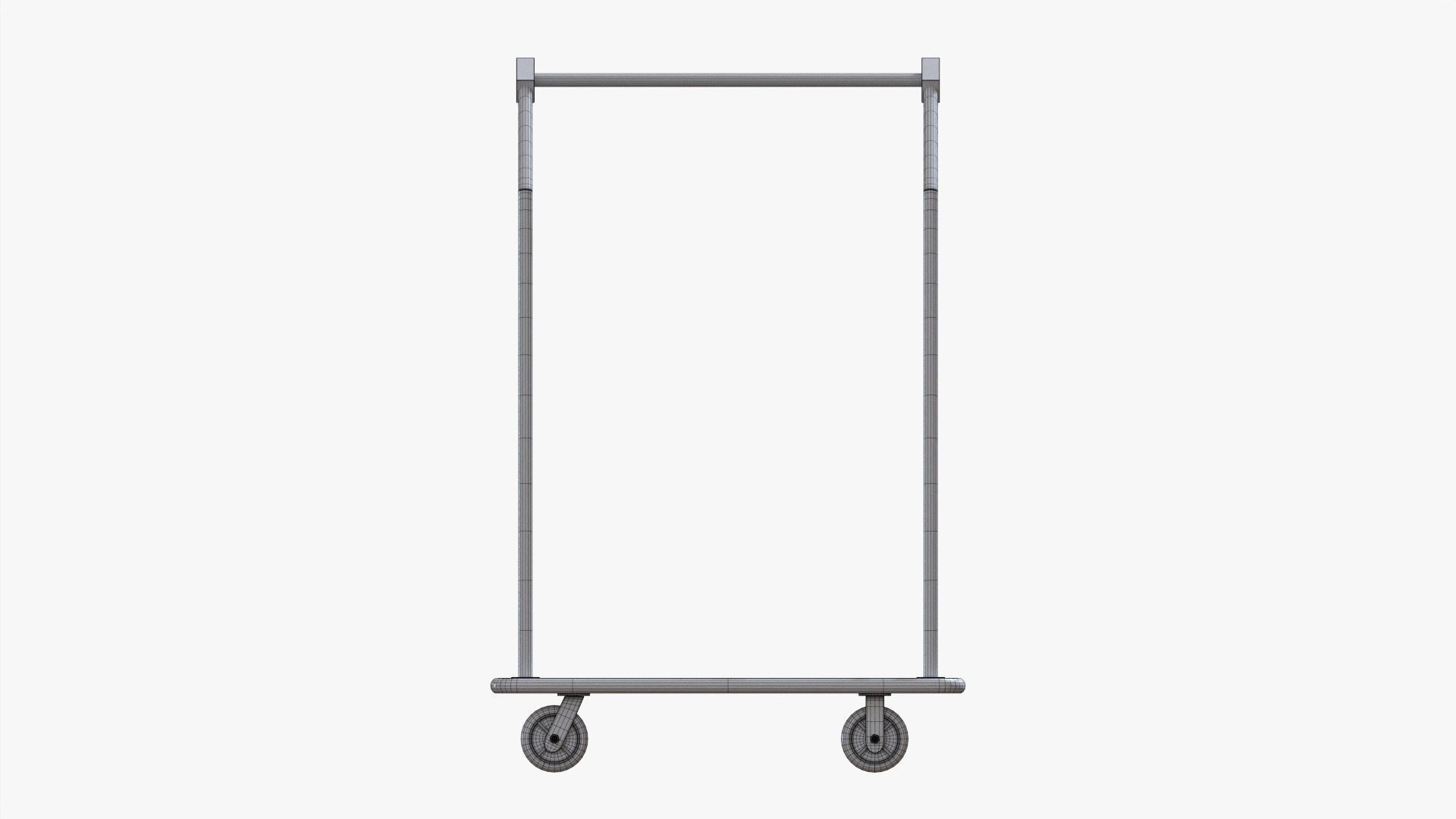 Hotel cart 04 3D model_9