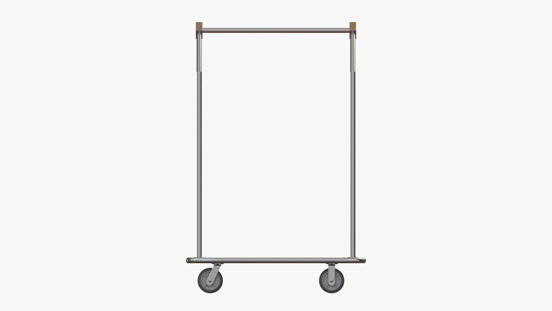 Hotel cart 04 3D model_3