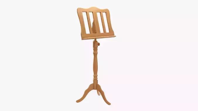 Music sheet stand 01 3D model