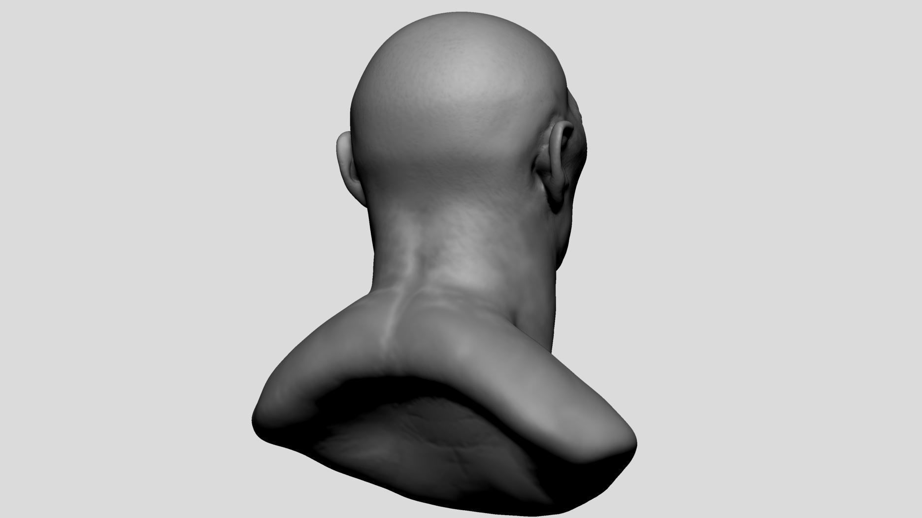 Creature Head v21 3D model_5