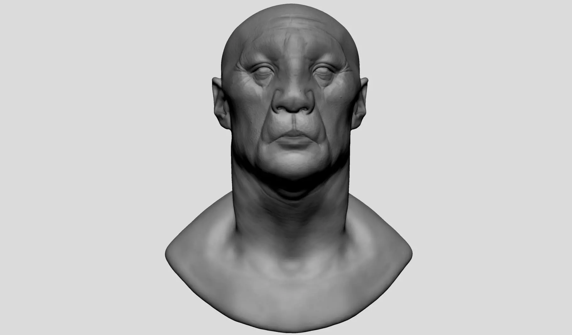 Creature Head v21 3D model_0