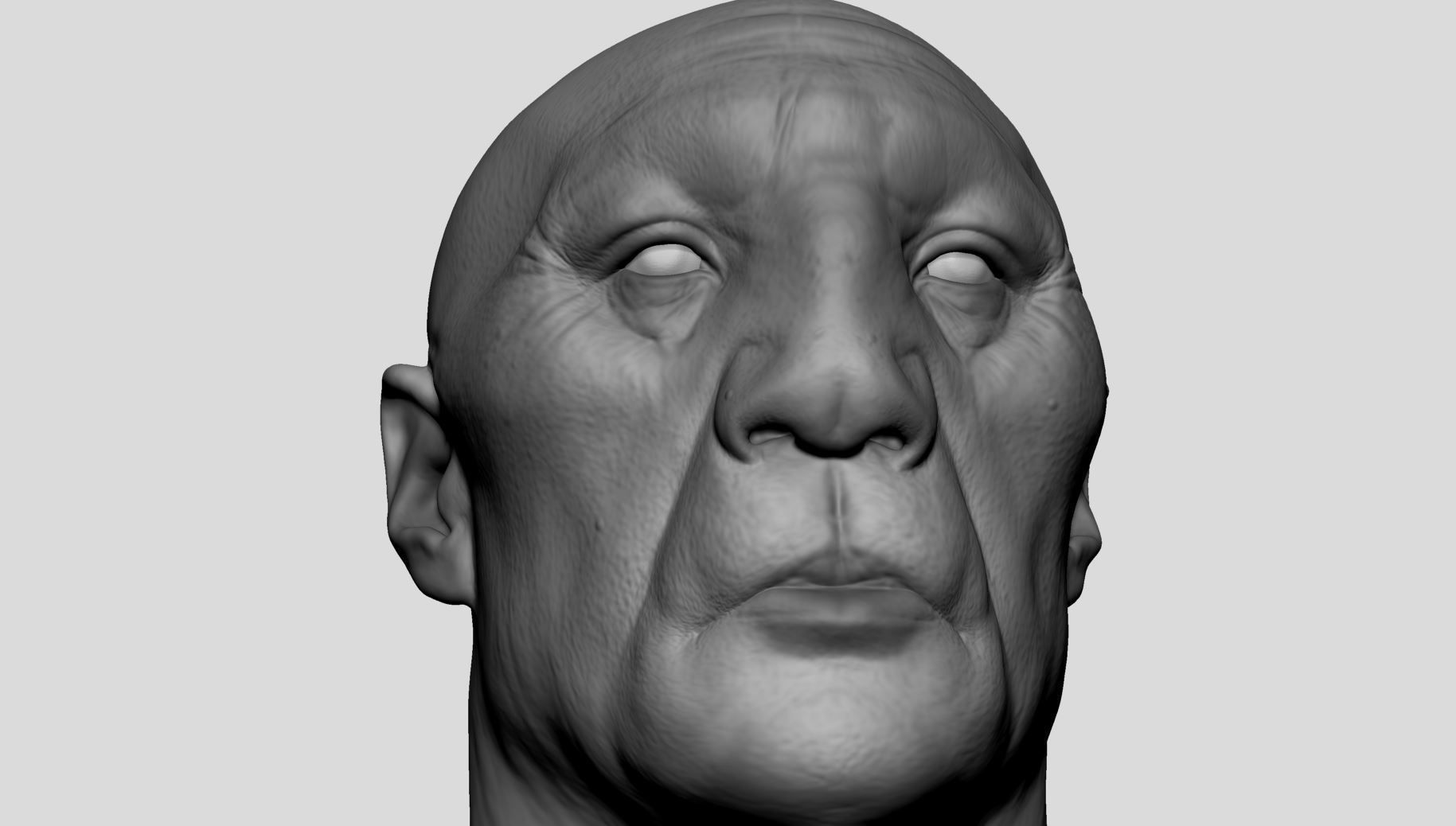 Creature Head v21 3D model_9