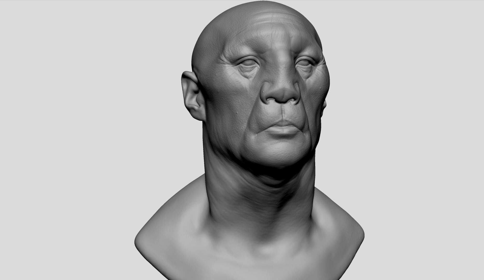 Creature Head v21 3D model_13