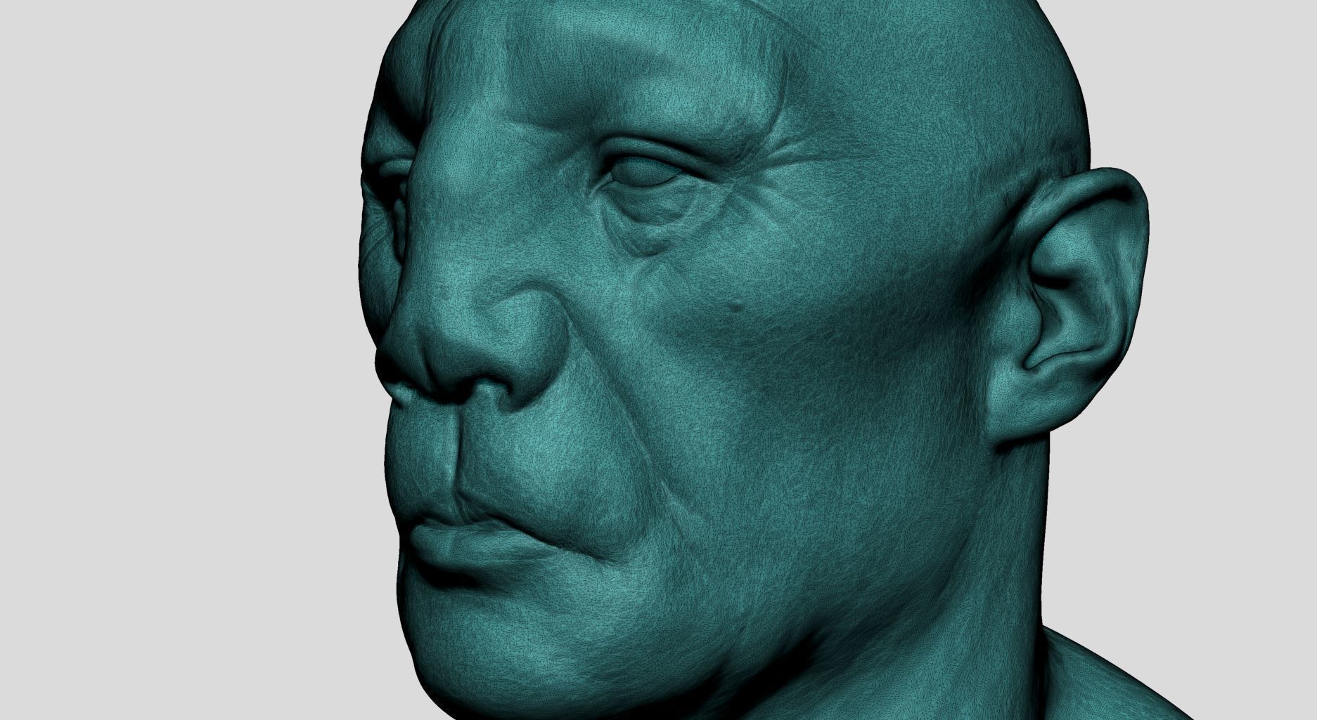 Creature Head v21 3D model_15