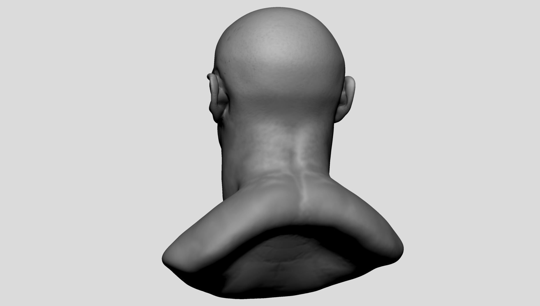 Creature Head v21 3D model_4