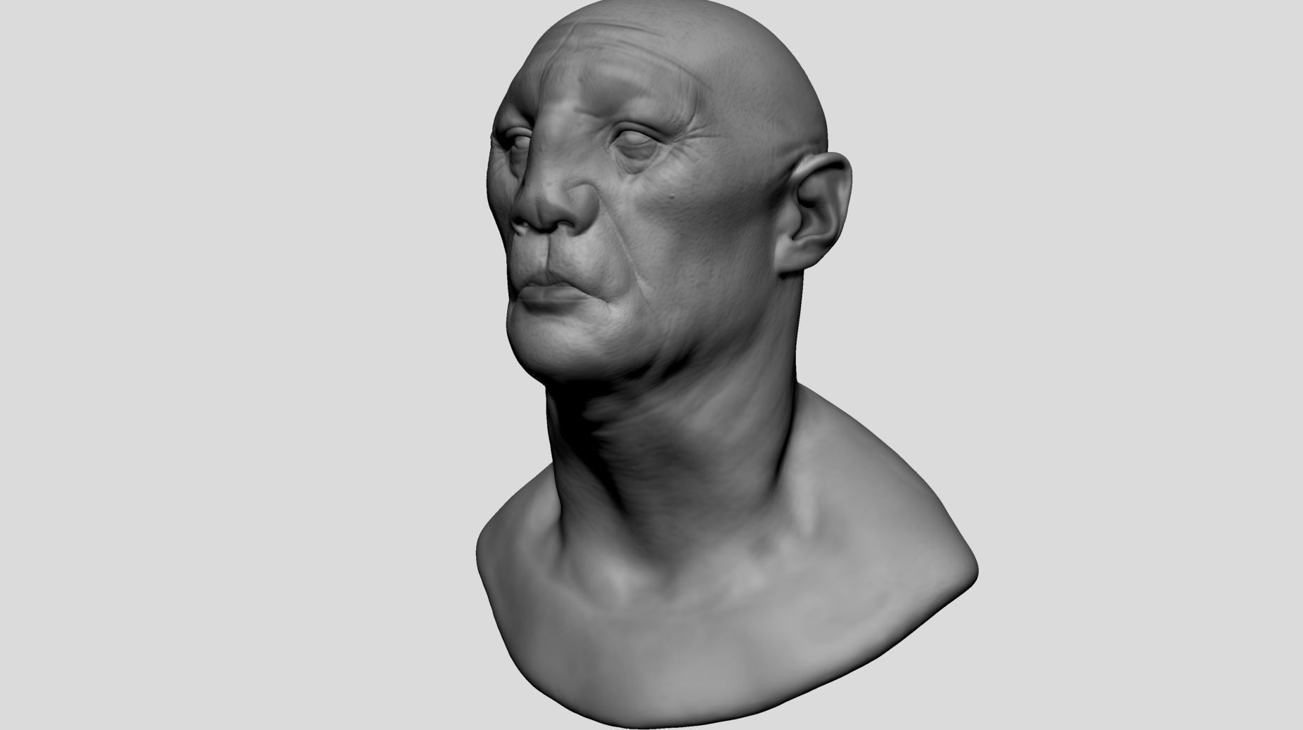 Creature Head v21 3D model_1