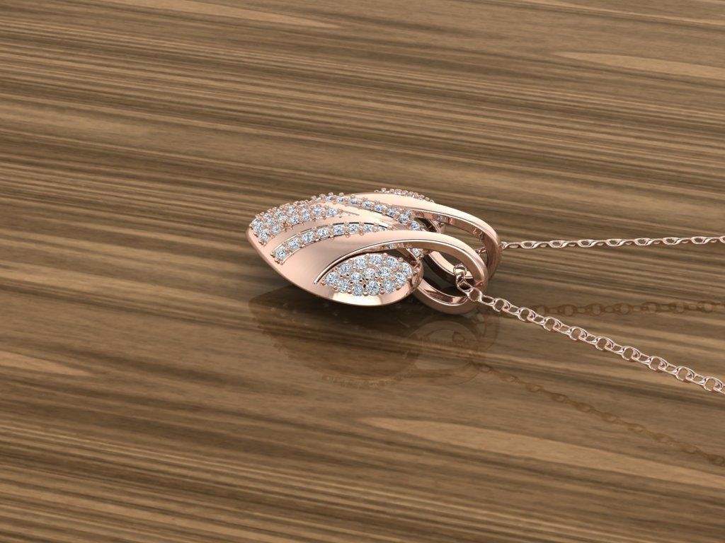 Heart Jewelry Pendant 3D print model_4